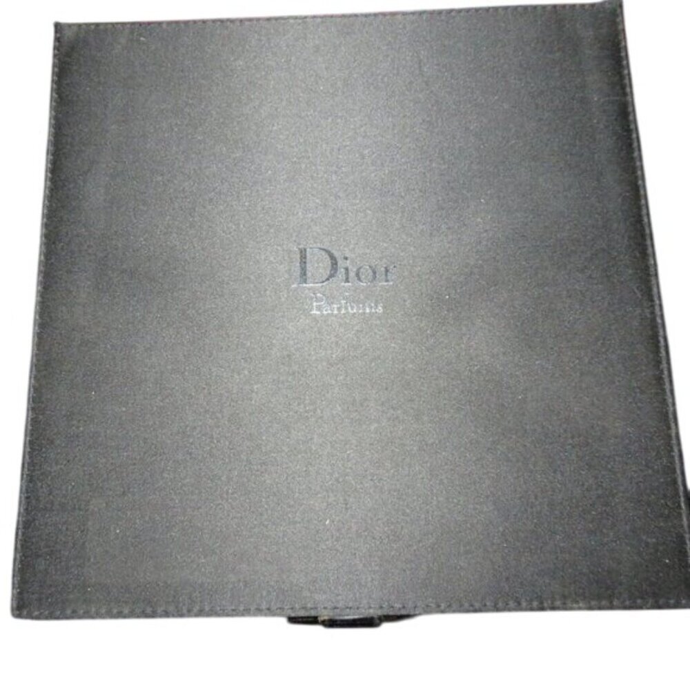 Christian Dior perfumes box w/ satin pillow & silver D gift box 8x8x5 - Picture 11 of 11